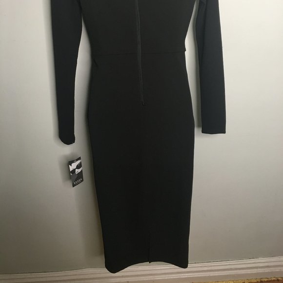 Boutique - Black Studded Pencil Dress - Item#90 - Picture 8 of 11